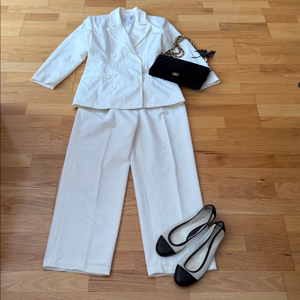 2 PC Pant Suit Set VTG📍FIRM📍